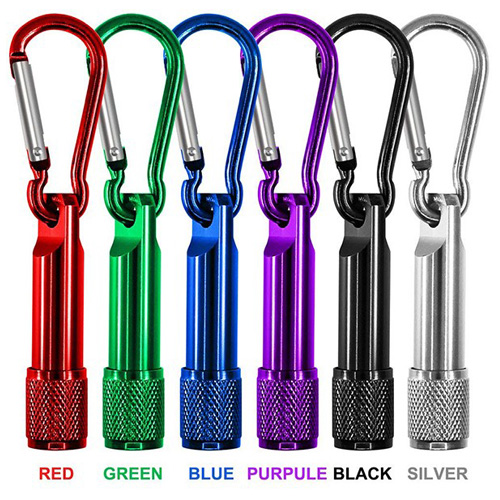 Mini Flashlight With Carabiner