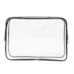4.7 X 7 X 1.2 Inch Clear Toiletry Bag